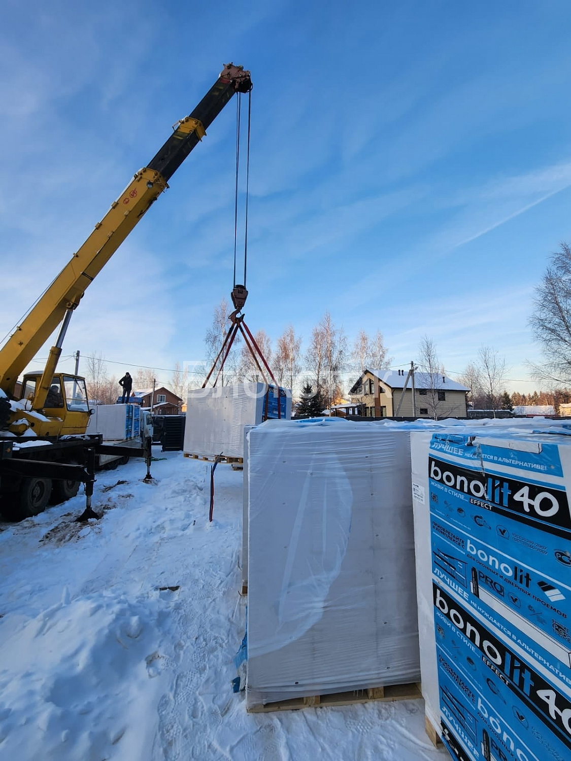 Газобетонные блоки Бонолит Проджект Электросталь D600 600х300х250 стеновые